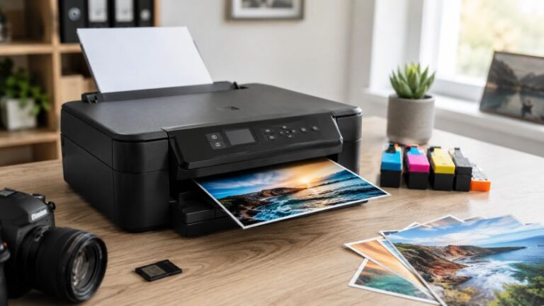 Beim HP OfficeJet Pro 8025e wird Fotopapier an der Ausgabekante mit Tinte verschmutzt