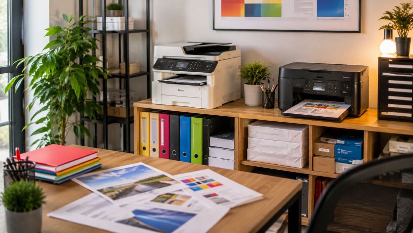 Gold- und Silberpapier: Lesbare Farben und passende Drucktechnik