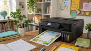 Leinwandpapier im Tintenstrahldrucker verarbeiten