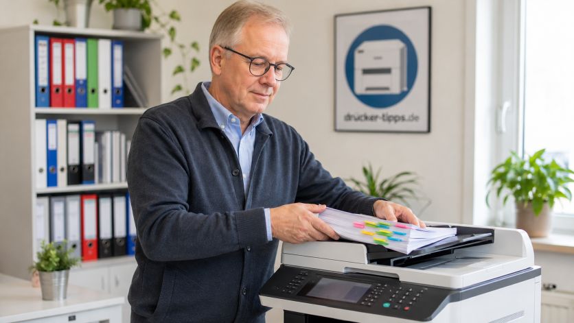 Farbkeile und Passermarken für Testdrucke verwenden