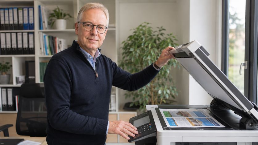 Speisekarten auf stärkerem Papier sauber ausgeben